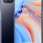 OPPO Reno4 Z Noir Encre Smartphone débloqué 5G - 128 Go - 8 Go de RAM – Ecran 120Hz - Batterie 4000 mAh - Quadruple Capteur Photo 48 MP