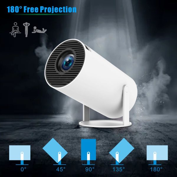 Projecteur Portable HY300 Pro : Mini Cinéma Maison Haute Définition pour un Divertissement Illimité – Image 4