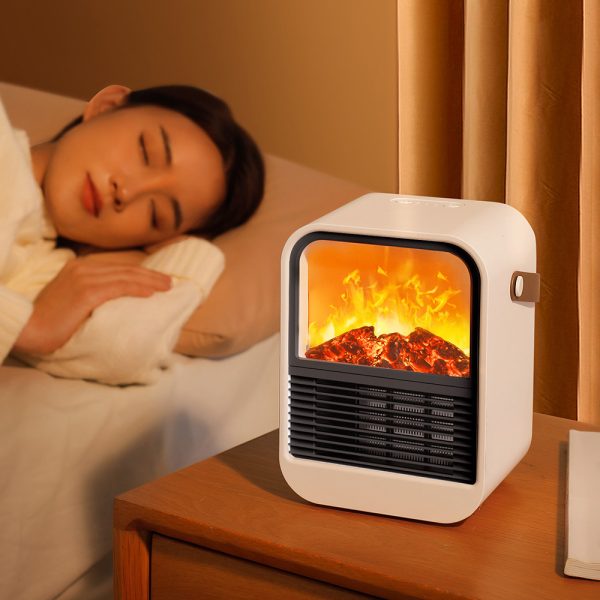 Souffleur d'air chaud de bureau Flame Mountain Petit et portable pour maison