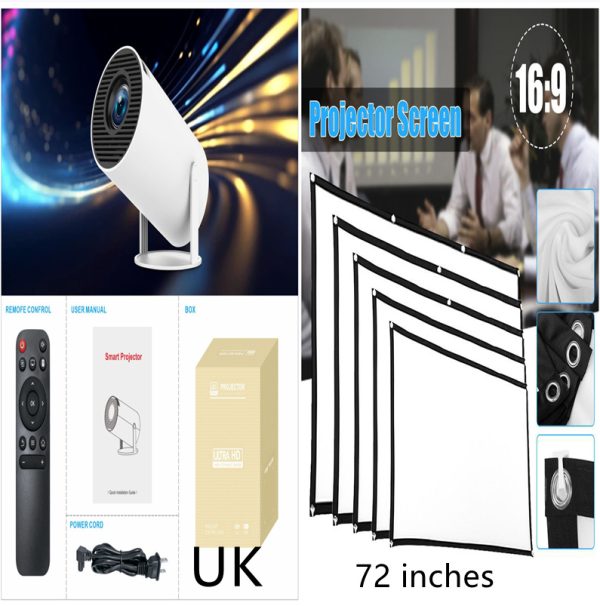 Projecteur Portable HY300 Pro : Mini Cinéma Maison Haute Définition pour un Divertissement Illimité – Image 2