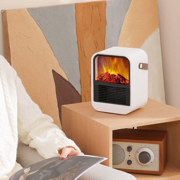 Souffleur d'air chaud de bureau Flame Mountain Petit et portable pour maison – Image 4