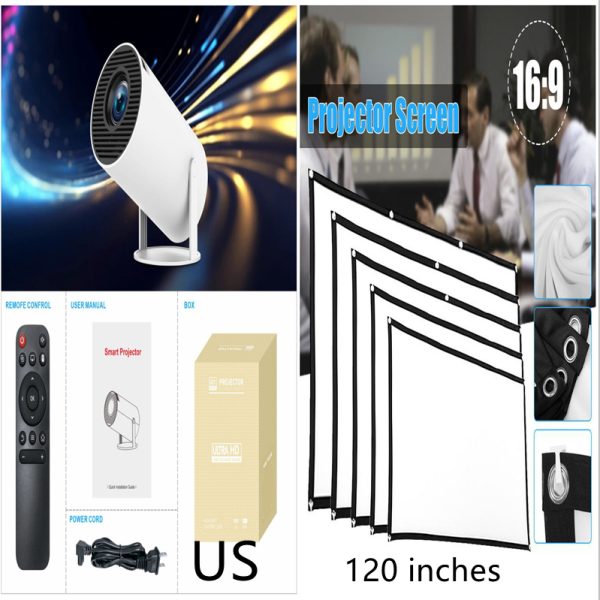 Projecteur Portable HY300 Pro : Mini Cinéma Maison Haute Définition pour un Divertissement Illimité – Image 10