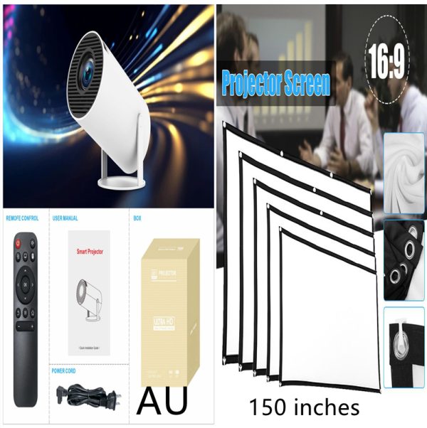 Projecteur Portable HY300 Pro : Mini Cinéma Maison Haute Définition pour un Divertissement Illimité – Image 9