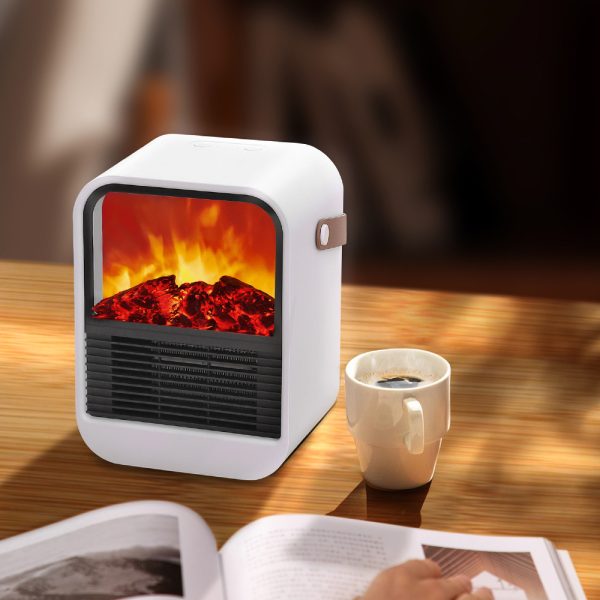 Souffleur d'air chaud de bureau Flame Mountain Petit et portable pour maison – Image 5