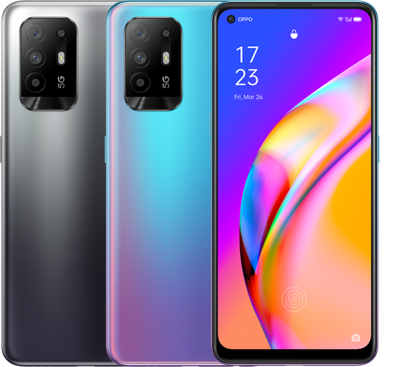 OPPO A94 5G Débloqué - 128 Go de Stockage 8 Go de RAM - Blue/Violet