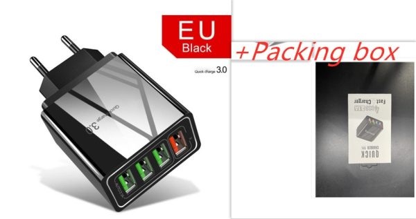 Adaptateur Éclairé 4 Ports USB 3A - Chargeur Rapide pour Téléphone Mobile – Image 4