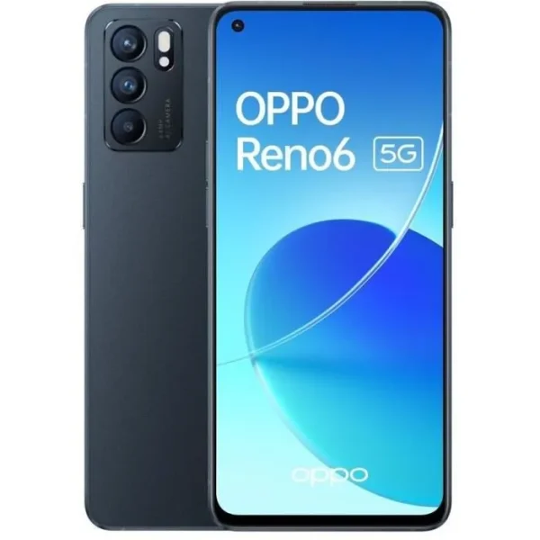 Smartphone Oppo Reno 6 6,43" 5G 128 Go Double SIM Noir - En Très Bon État