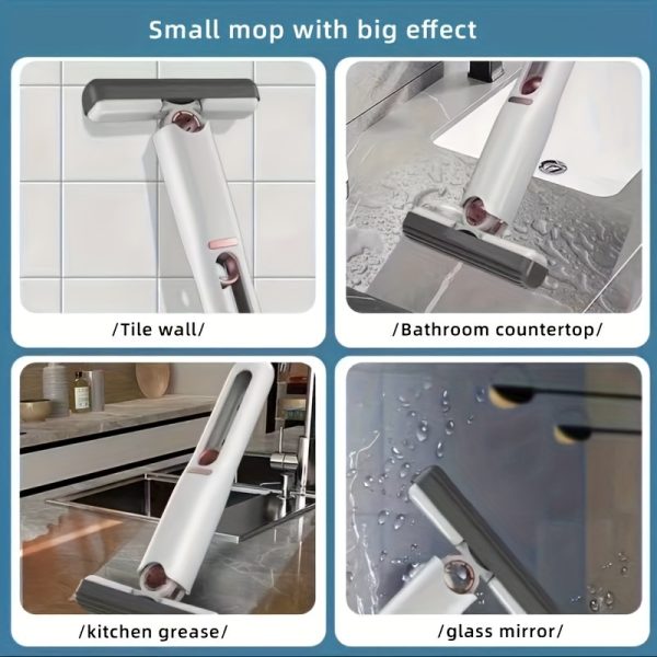 Mini Mop Auto-essorage Portable, Balai Absorbant Ultra-Efficace Sans Lavage à Main – Image 2