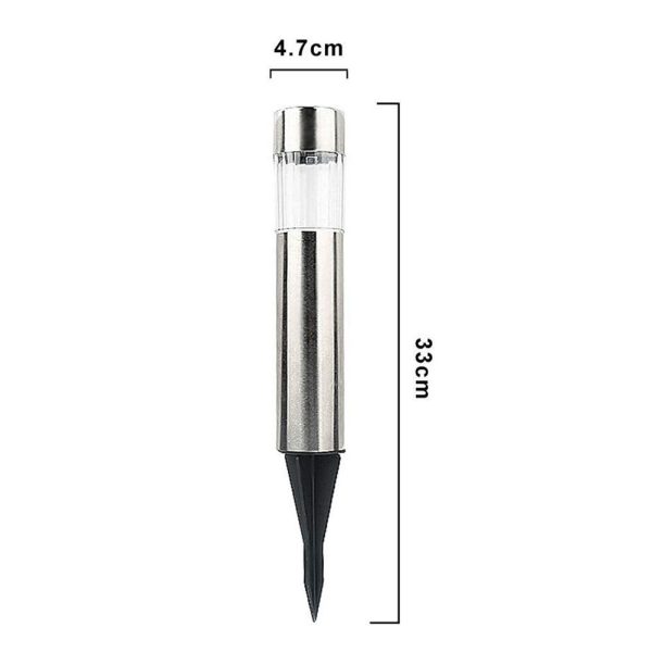 Lampe Solaire Cylindrique pour Pelouse – Image 6