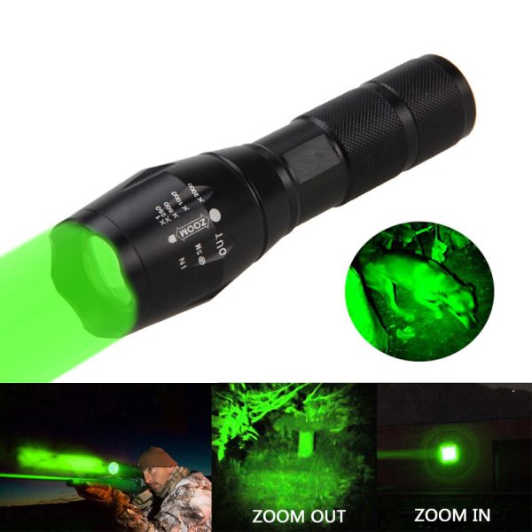 Lampe de poche LED portable mini avec zoom, torche de chasse zoomable – Image 9