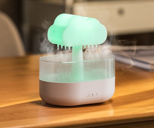 Humidificateur Nuage de Pluie 200ML avec Gouttes d'Eau, Diffuseur d'Huiles Essentielles et Diffuseur d'Arômes – Image 6