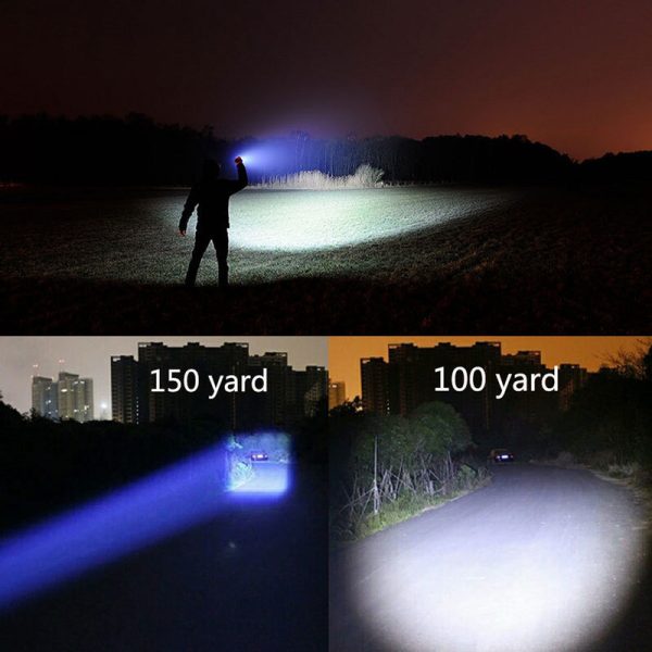 Lampe de poche LED portable mini avec zoom, torche de chasse zoomable – Image 5