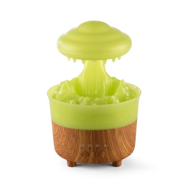 Humidificateur Lampe de Nuit Nuage de Pluie avec Bruit de Gouttes d'Eau, Lumière LED 7 Couleurs et Diffuseur d'Huiles Essentielles pour Aromathérapie – Image 8
