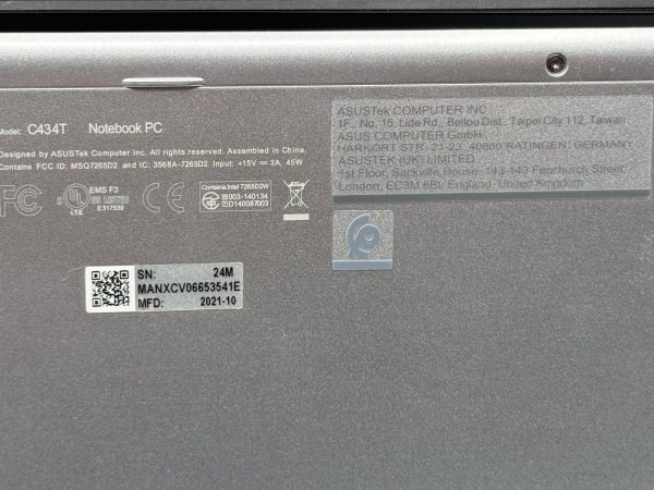 Chromebook ASUS C434T Chrome OS - RAM 8Go - En Très Bon État – Image 6