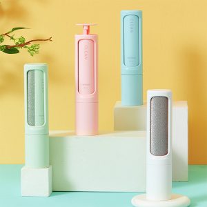 2-en-1 Brosse Réutilisable pour Poils d'Animaux - Rouleau Anti-Peluches Portable