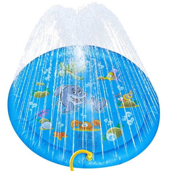 Tapis de Jeu Antidérapant avec Jet d’Eau pour Enfants et Chiens – Piscine d’Été Extérieure – Jouet d’Eau Amusant pour Jardin – Fontaine de Jeux – Image 8