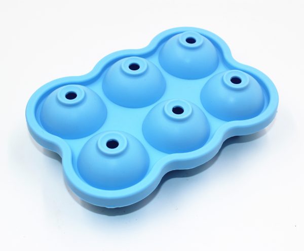 Large Ice Cube Maker Silicone Mold 6 Cell Big Sphere Ice Ball Tray Whiskey Wine Cocktail Party Bar Accessories – Image 7