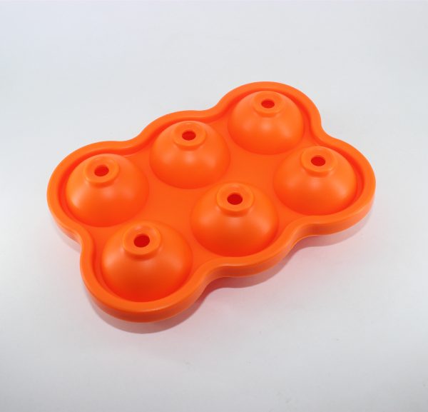 Large Ice Cube Maker Silicone Mold 6 Cell Big Sphere Ice Ball Tray Whiskey Wine Cocktail Party Bar Accessories – Image 10