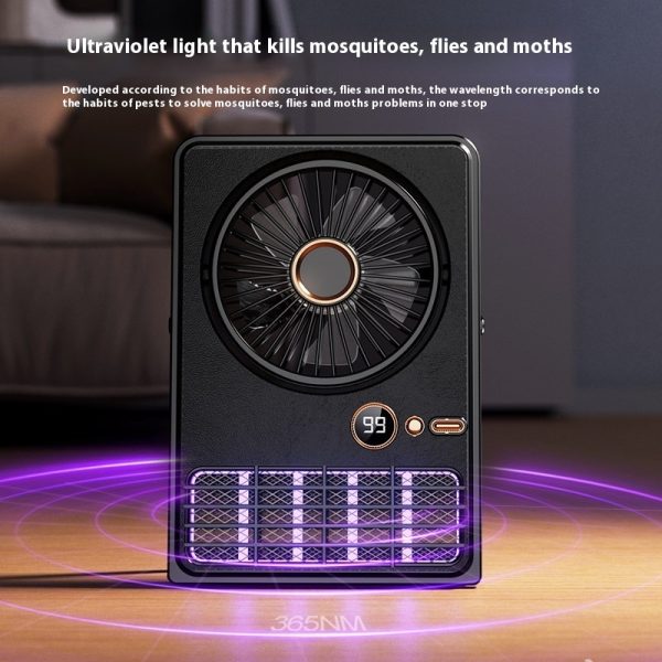 Lampe anti-moustiques avec ventilateur – Lampe anti-moustiques pour camping en extérieur et usage domestique – Image 6