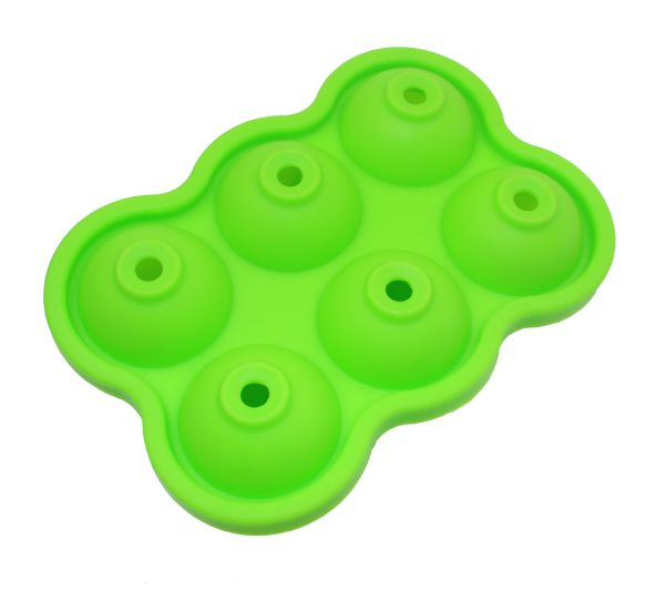 Large Ice Cube Maker Silicone Mold 6 Cell Big Sphere Ice Ball Tray Whiskey Wine Cocktail Party Bar Accessories – Image 8
