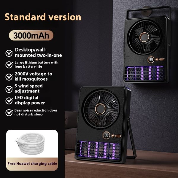 Lampe anti-moustiques avec ventilateur – Lampe anti-moustiques pour camping en extérieur et usage domestique – Image 5