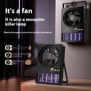 Lampe anti-moustiques avec ventilateur – Lampe anti-moustiques pour camping en extérieur et usage domestique