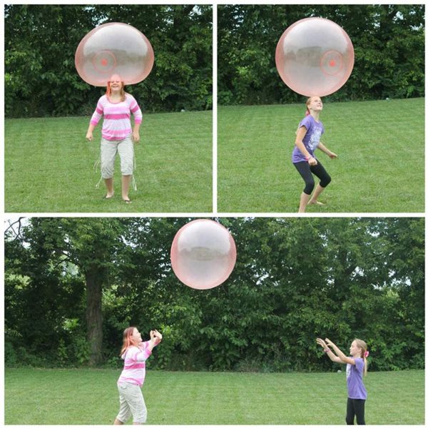Big Inflatable Ball Children's Toy Elastic Ball Water Ball Bubble Ball Inflatable Ball – Image 2