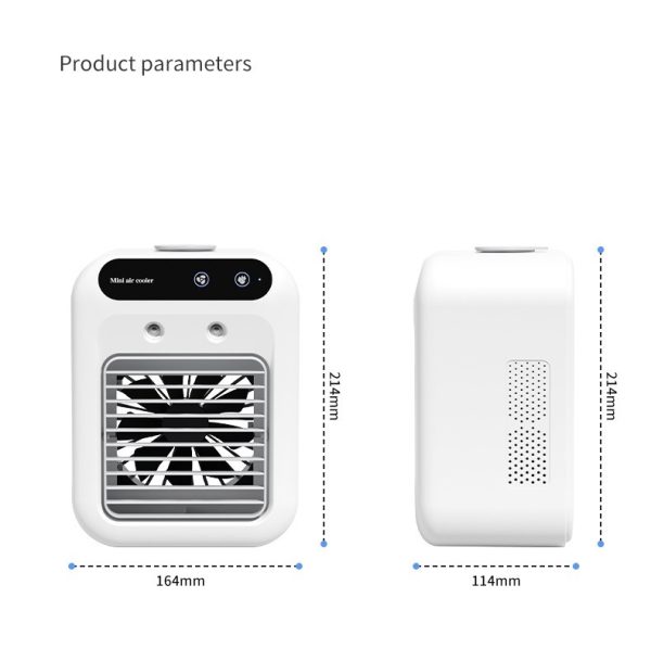 Climatiseur – Ventilateur Rafraîchisseur d'Air L7 avec Refroidissement par Eau – Climatiseur Portable pour Chambre, Bureau, et Voiture – Image 3