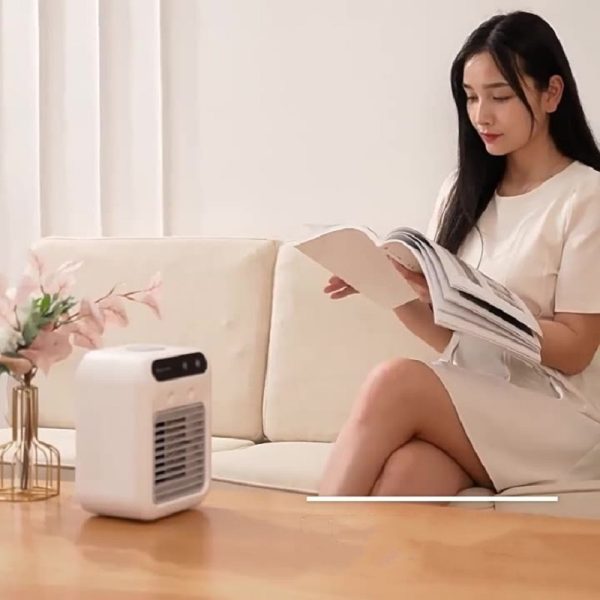 Climatiseur – Ventilateur Rafraîchisseur d'Air L7 avec Refroidissement par Eau – Climatiseur Portable pour Chambre, Bureau, et Voiture – Image 2