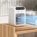 Climatiseur – Ventilateur Rafraîchisseur d'Air L7 avec Refroidissement par Eau – Climatiseur Portable pour Chambre, Bureau, et Voiture
