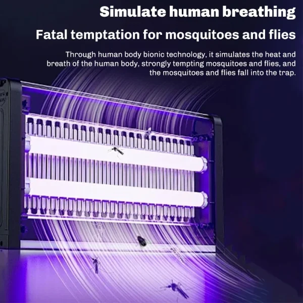 Lampe anti-moustiques électrique, répulsif anti-insectes, UV et LED, 110V/220V – Image 2