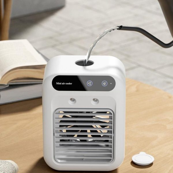 Climatiseur – Ventilateur Rafraîchisseur d'Air L7 avec Refroidissement par Eau – Climatiseur Portable pour Chambre, Bureau, et Voiture – Image 9