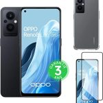 OPPO Reno 8 Lite - Smartphone 5G - 8 Go RAM + 128 Go - Triple Capteur Photo 64 MP, Frontal 32 MP - Écran AMOLED 60 Hz 6,43” - Batterie 4500 mAh + Charge Rapide 33W - Noir Cosmique  Amazon.fr High-Tech - Style : Reno8 Lite - Couleur : Noir Cosmique