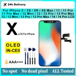 Numériseur d'écran tactile 3D OLED pour iPhone, écran LCD pour iPhone X Display, Poly XS MAX, 11, 11Pro, 12 Pro Max, 13 Mini, 14 Pro