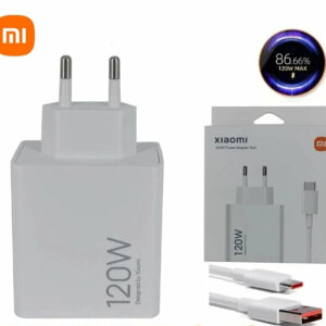 Chargeur XIAOMI 120W d'origine 100%  + Cable USB-Type-C