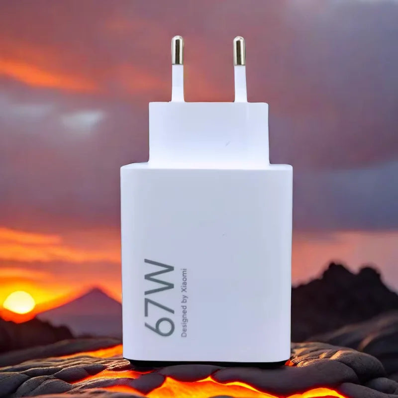 Chargeur type-C XIAOMI 67W d'origine 100% + Cable Type-C – Image 2