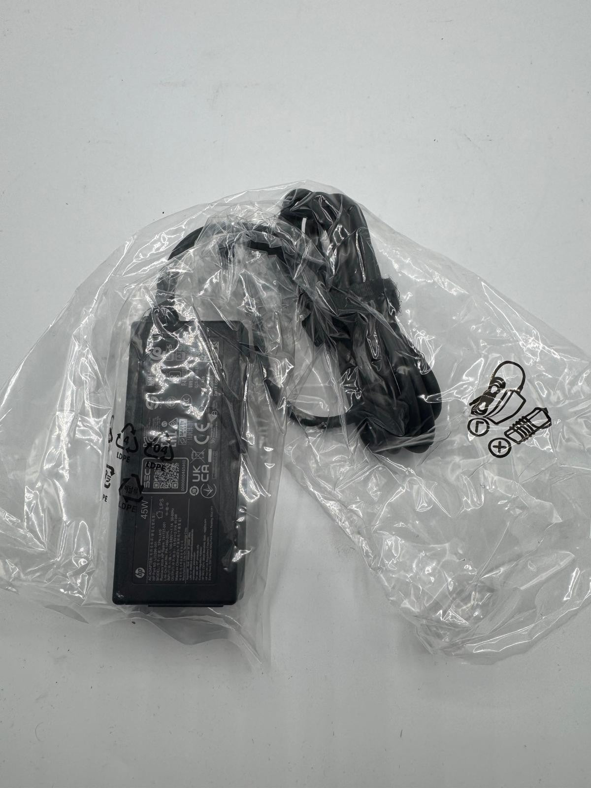 Chargeur HP Original 45W – 19.5V / 2.31A-Connecteur 4.5x3.0mm Bleu–neuf +cable